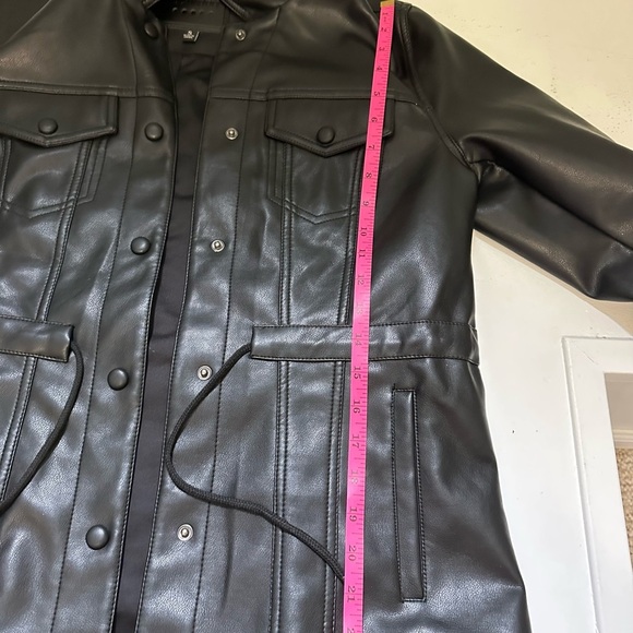 Blank NYC Black Leather Jacket Size Small - Picture 11 of 11